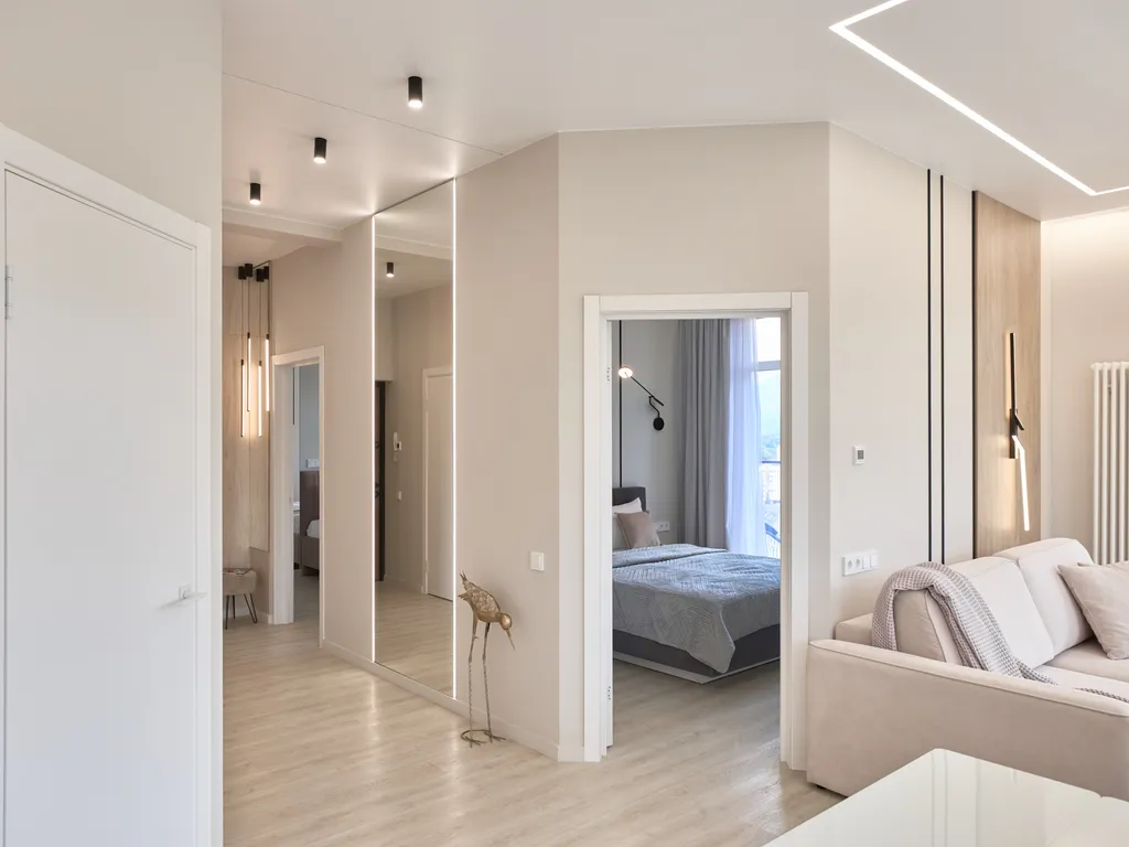 Дизайнерская евро-трехкомнатная квартира с потрясающими видами