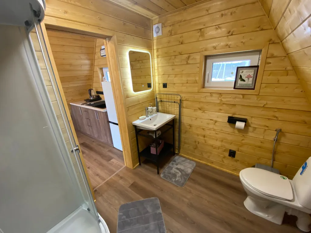 Чудесный домик А-фрейм вблизи леса и термальных источников