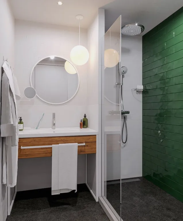 Апартаменты с отдельной спальней в закрытом апарт-отеле 4 *