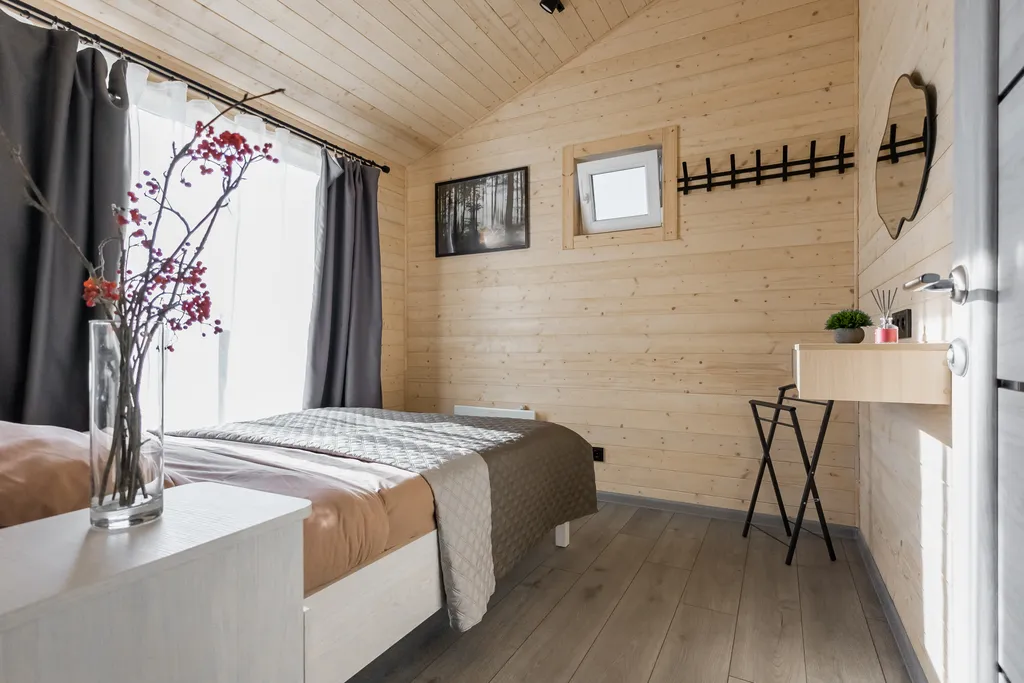 2-комнатный котедж на границе с лесом, 57м²