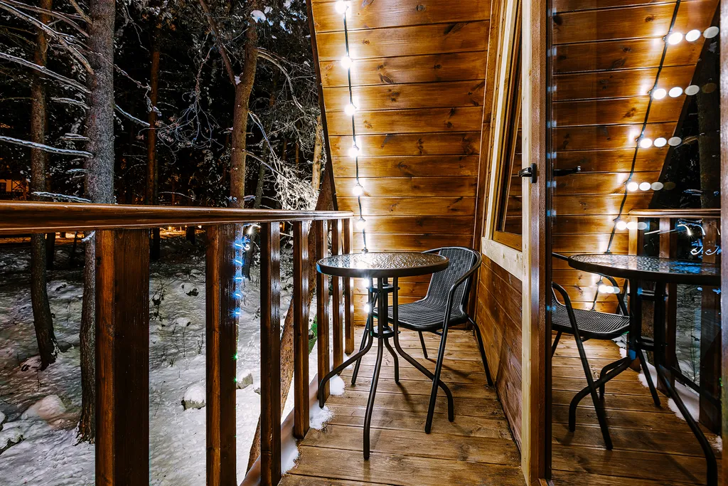 Просторный коттедж в лесу