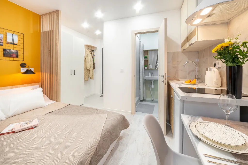 Квартира Квартира-студия, 17 м², 1 кровать — Санкт-Петербург