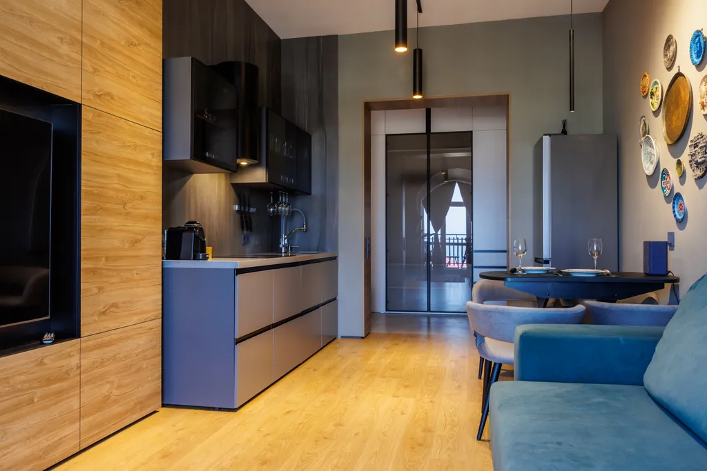 Апартаменты с видом на море и горы