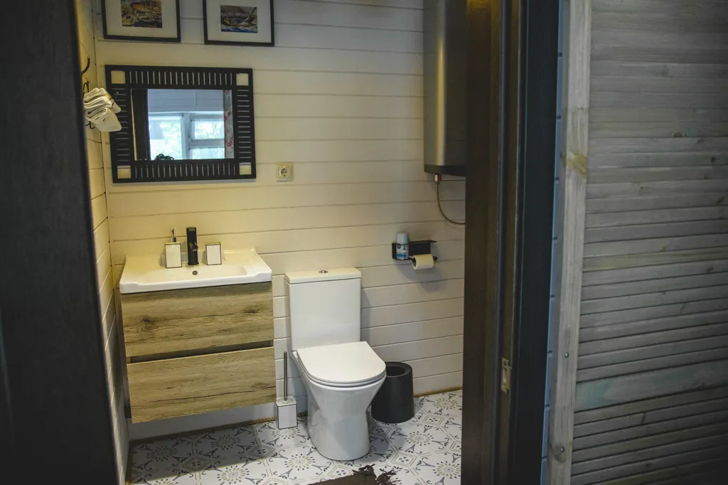 Новый домик для отдыха в сосновом бору Бунырево