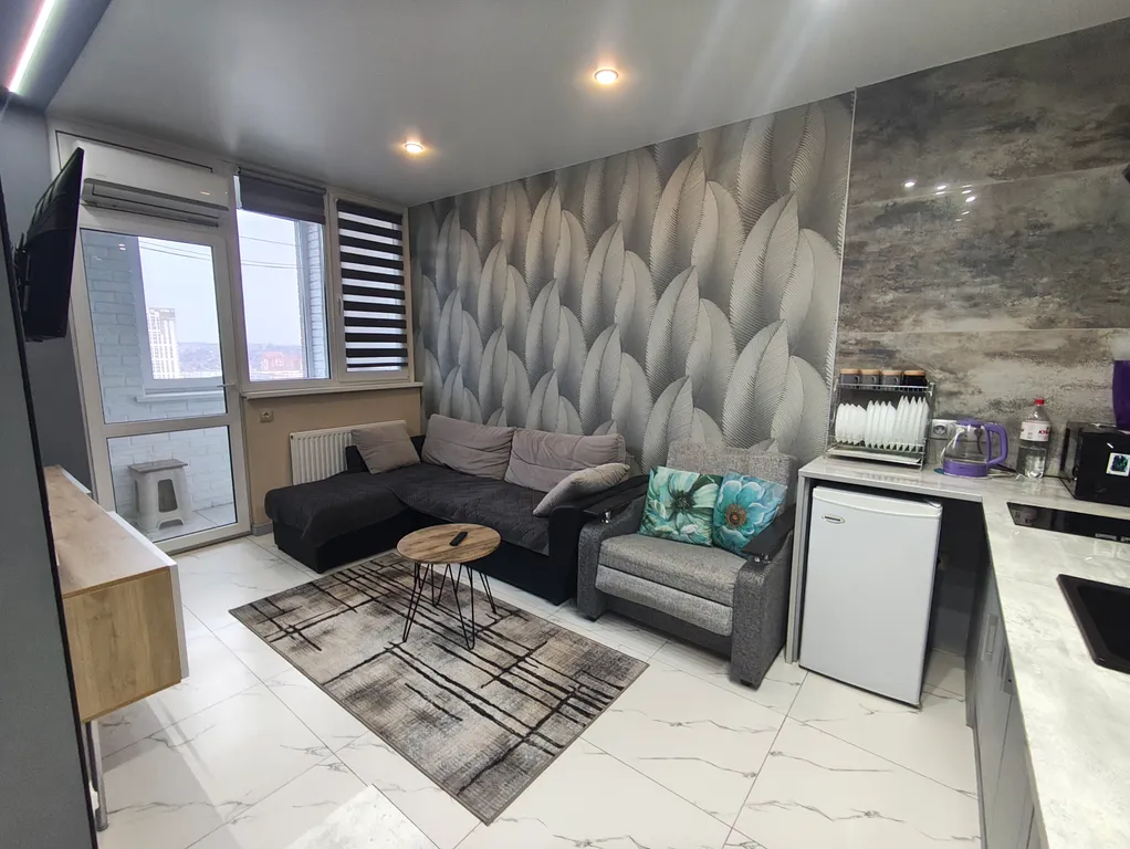 Апартаменты с дизайнерским ремонтом и с видом на город