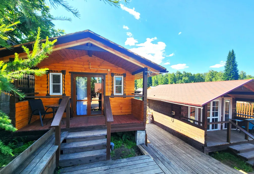 Летнее шале у бассейна