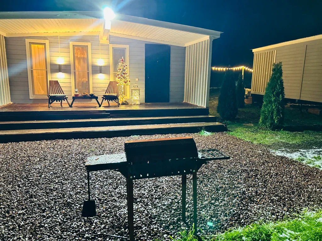 Африканский бунгало с банным чаном