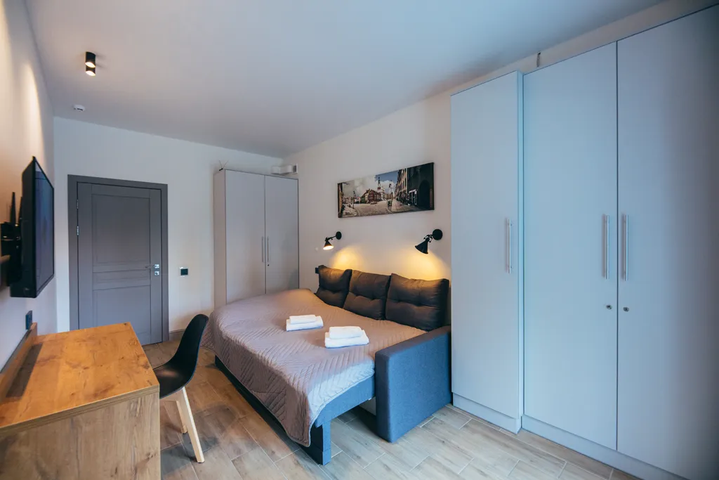 Квартира Olive marine resort с видом на море и большой террасой