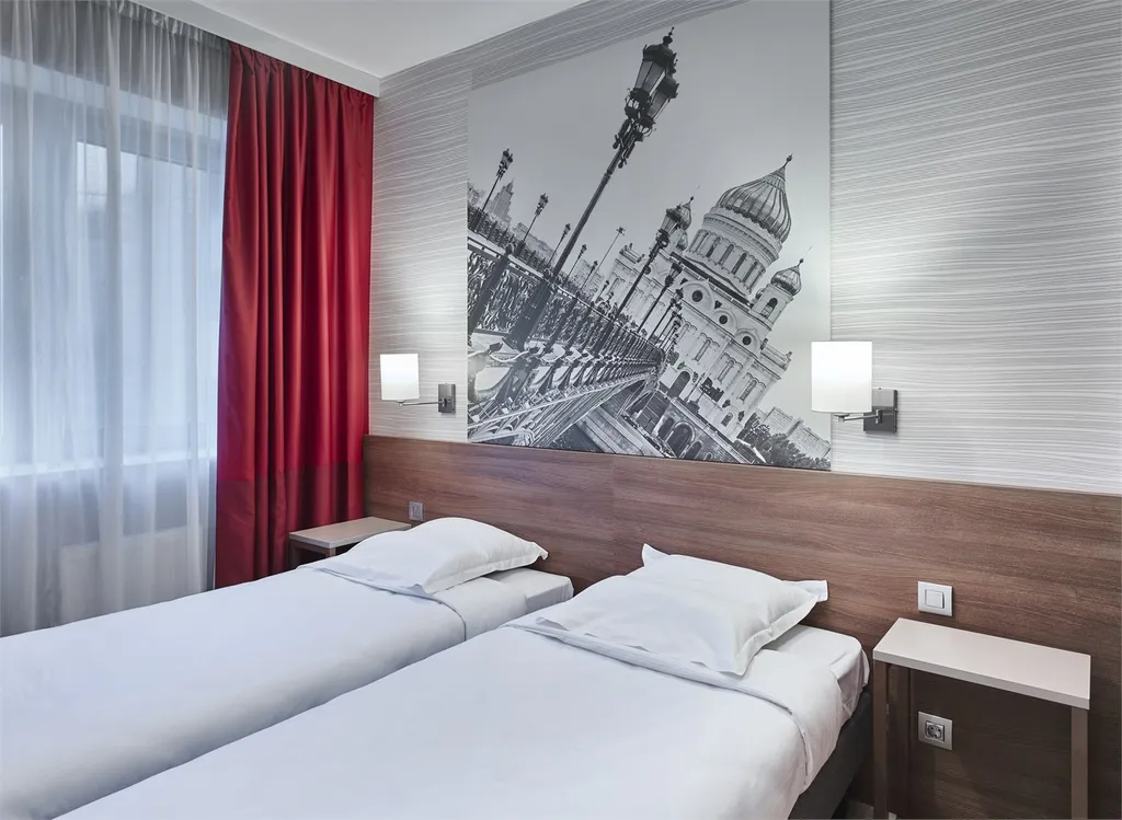 Квартира Квартира Номер Студия - с 2 односпальными кроватями — Москва