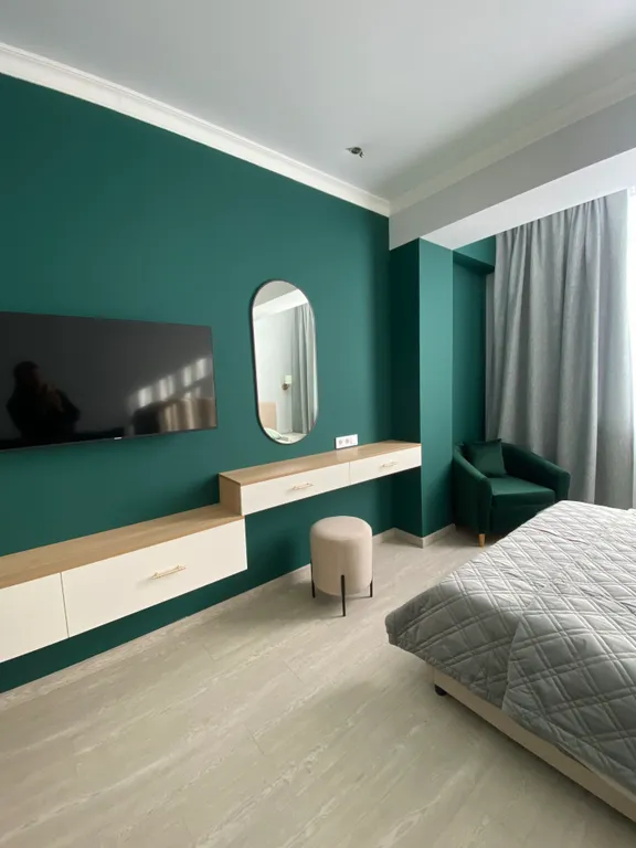 Апартаменты с видом на горы и озеро