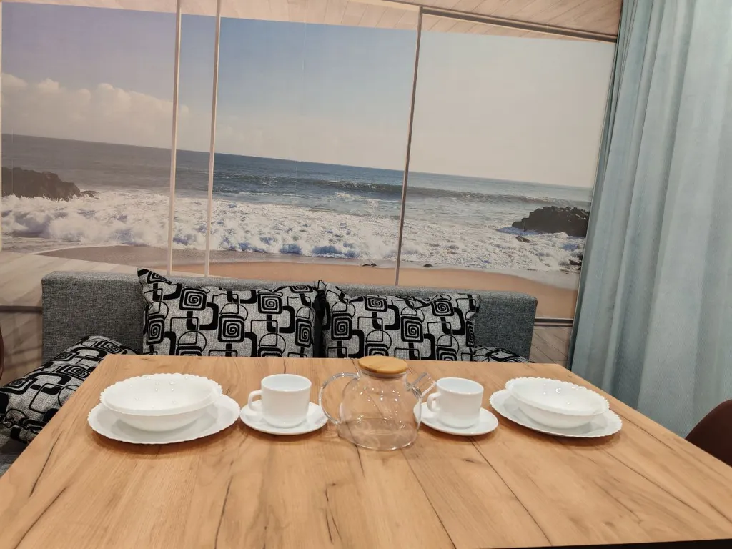 Уютная квартира с видом на город с дизайнерским ремонтом