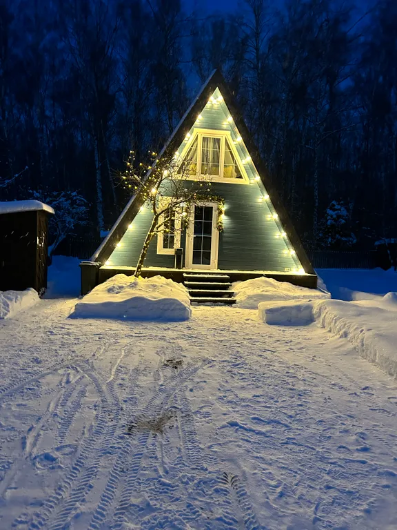 A-Frame у леса в ближайшем Подмосковье!