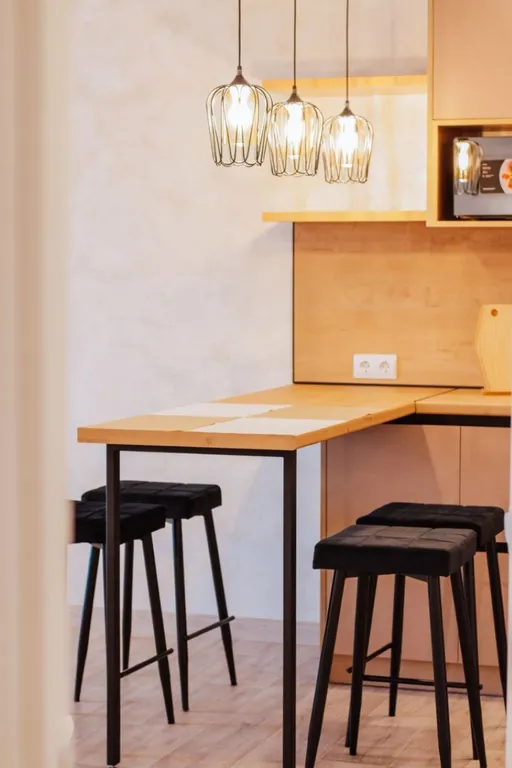 Уютная студия с видом на горы