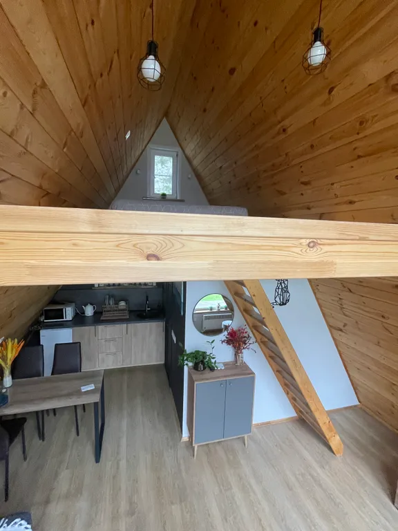 Уютный дом А-фрейм На воздухе