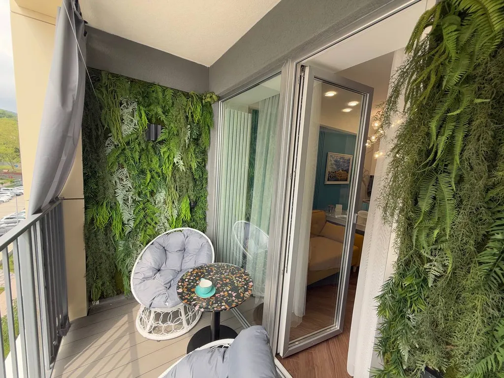 Морская симфония - уютная студия с видом на море и открытым бассейном