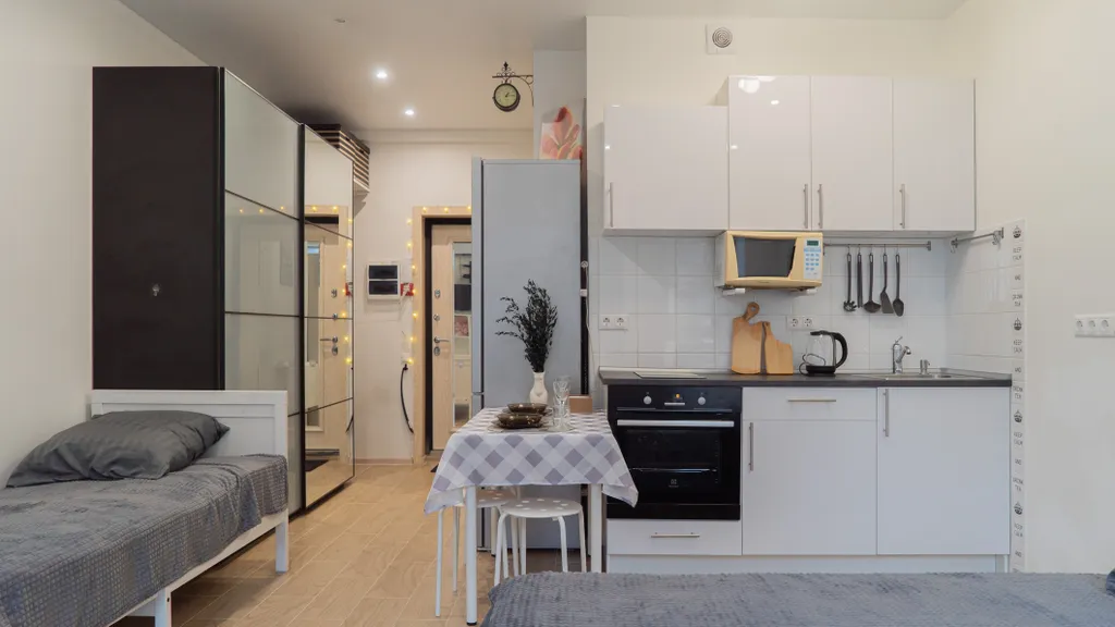 Квартира Квартира Уютная студия в ЖК "Весна" — Апрелевка