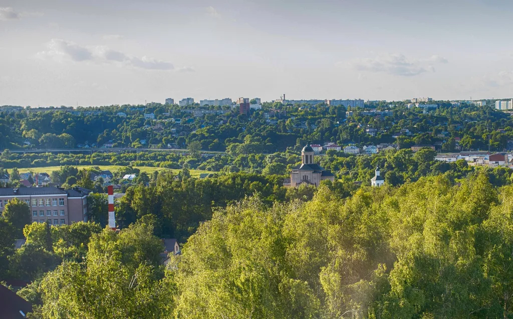 Дизайнерская трёххкомнатная квартира с панорамным видом Смоленска