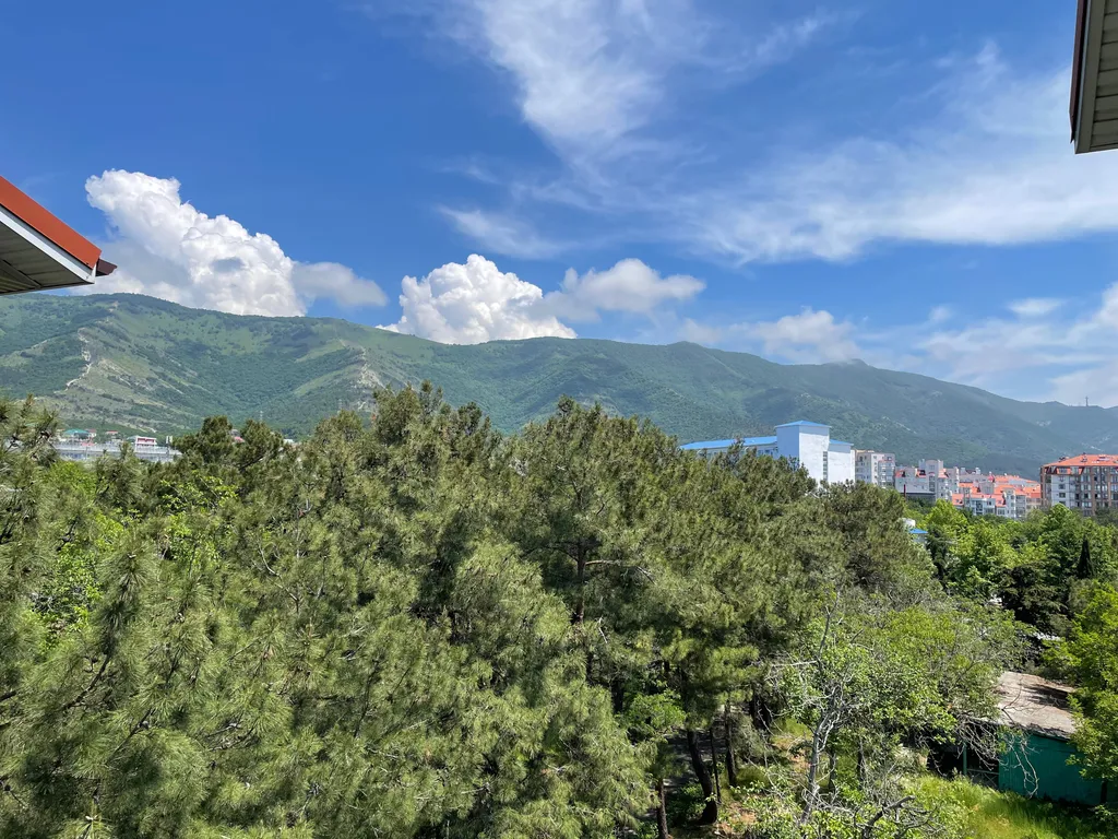 Квартира премиум класса с видом на горы и французским балконом.