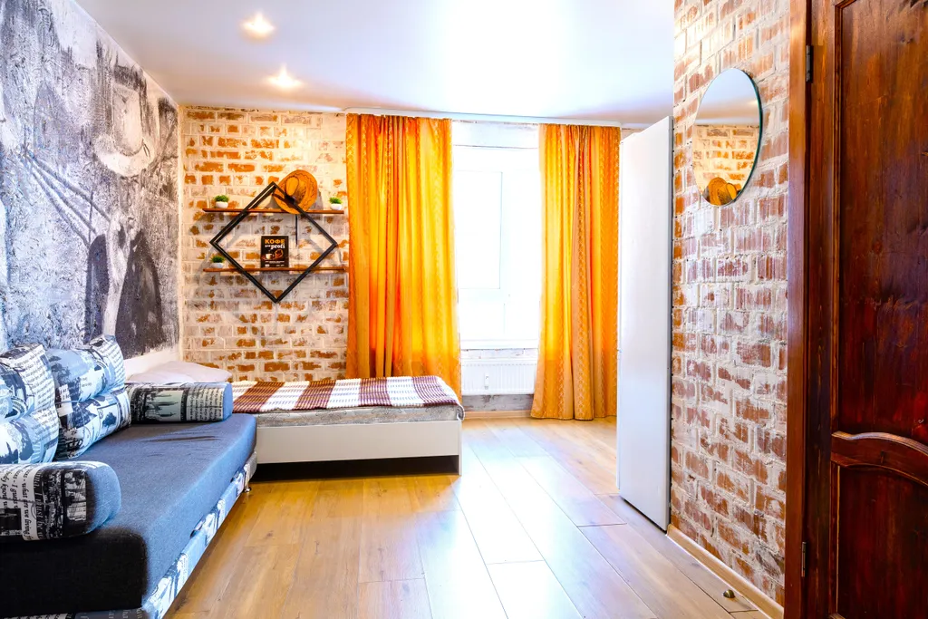 Студия в жк атлантида в ковбойском стиле