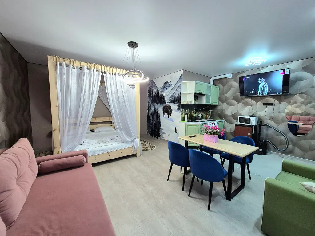 Квартира Квартира студия Зубр с мангалом — Домбай