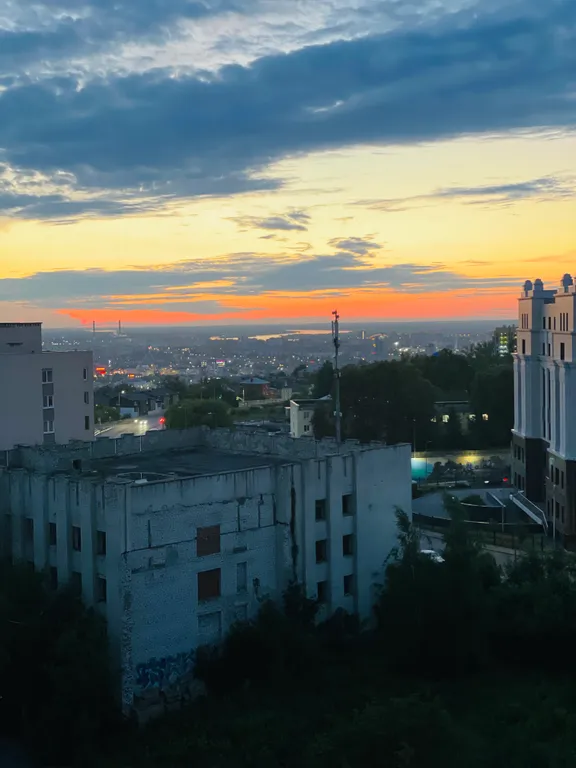 Квартира Квартира Уютная студия на площади Лядова с видом на Оку — Нижний Новгород