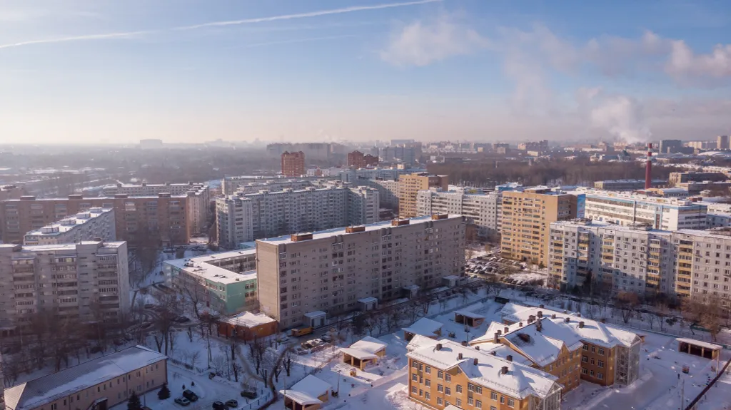 Апартаменты на 17 этаже с видом на город