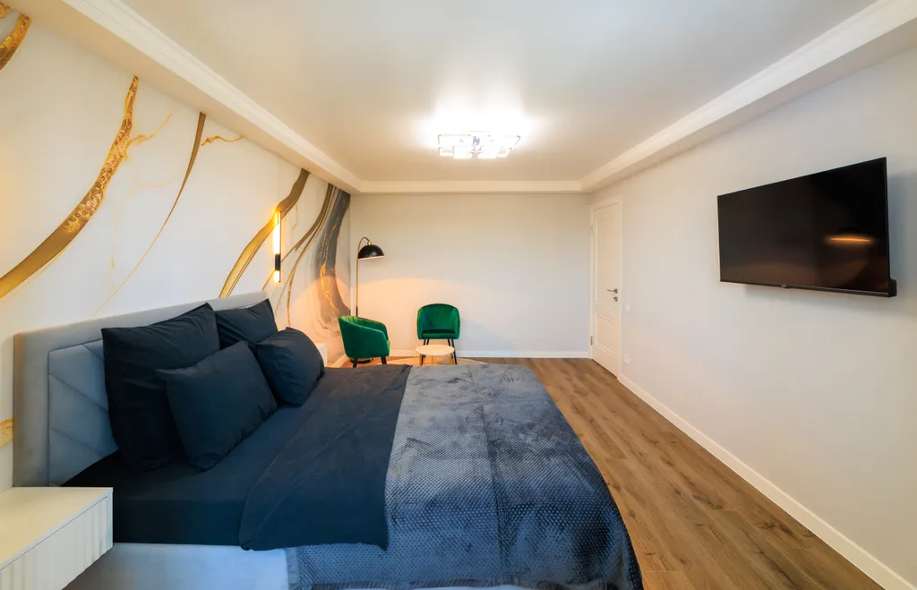 Уютная квартира с дизайн-ремонтом в 5 мин езды от парка