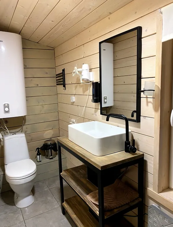 Коттедж Коттедж с купелью — Стеклянный