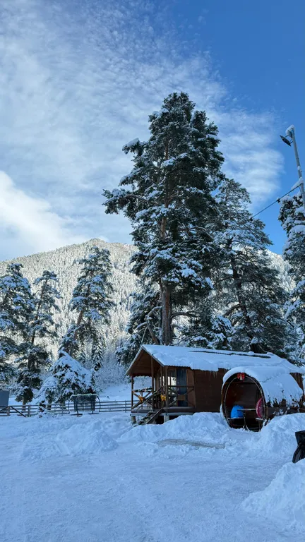 Шале с видом на горы