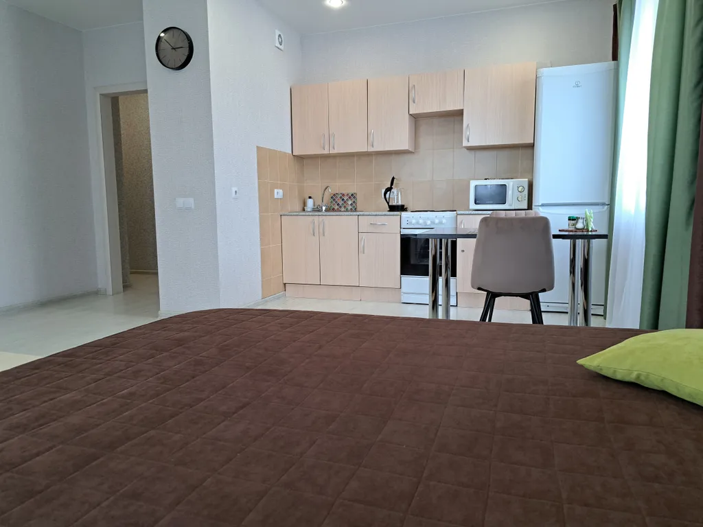 Студия на Псковской с большой кроватью