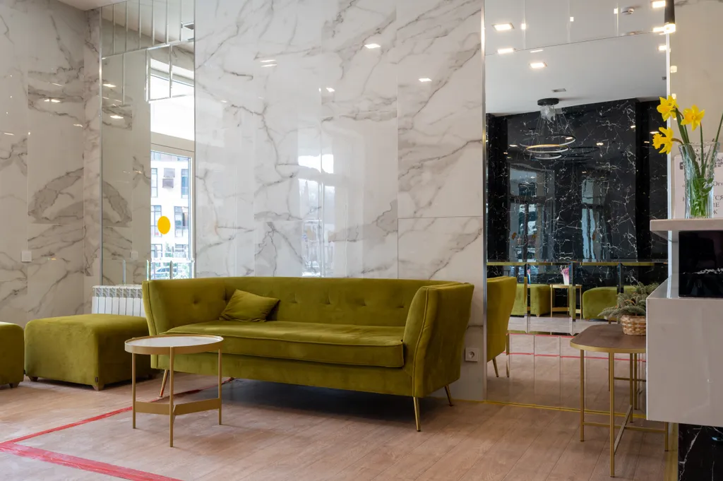 Стильная студия с видом на горы