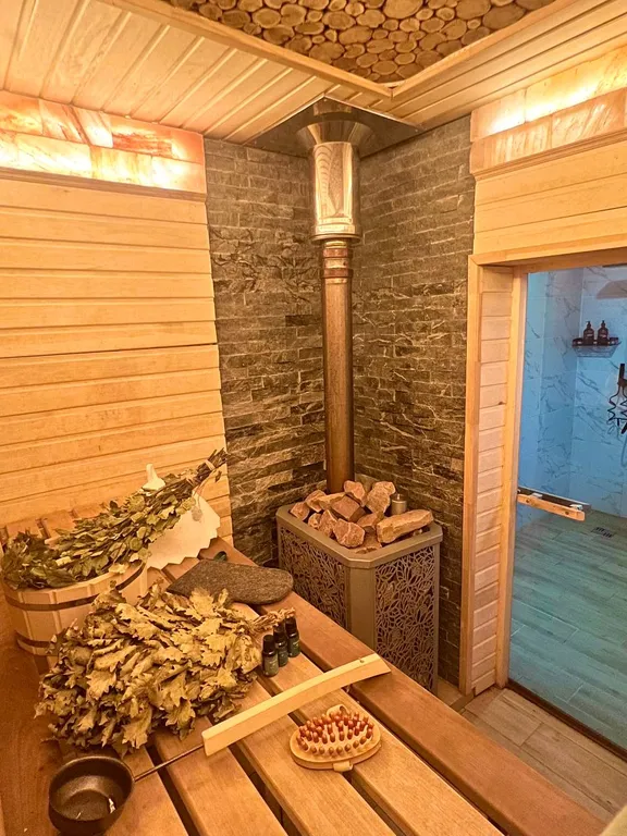 Дом баня с чаном