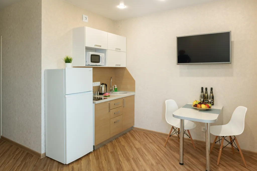 Студия с панорамным видом в географическом центре