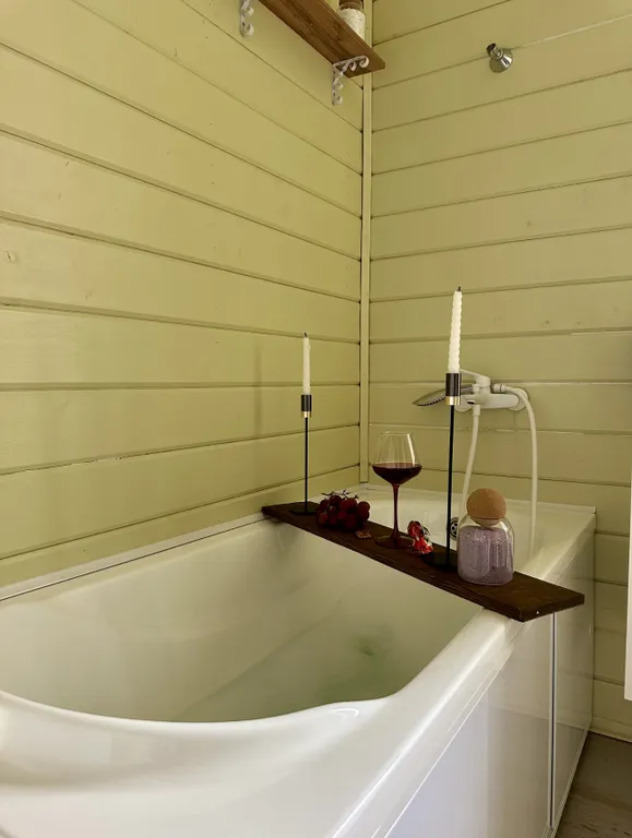 Стильный дом с чаном