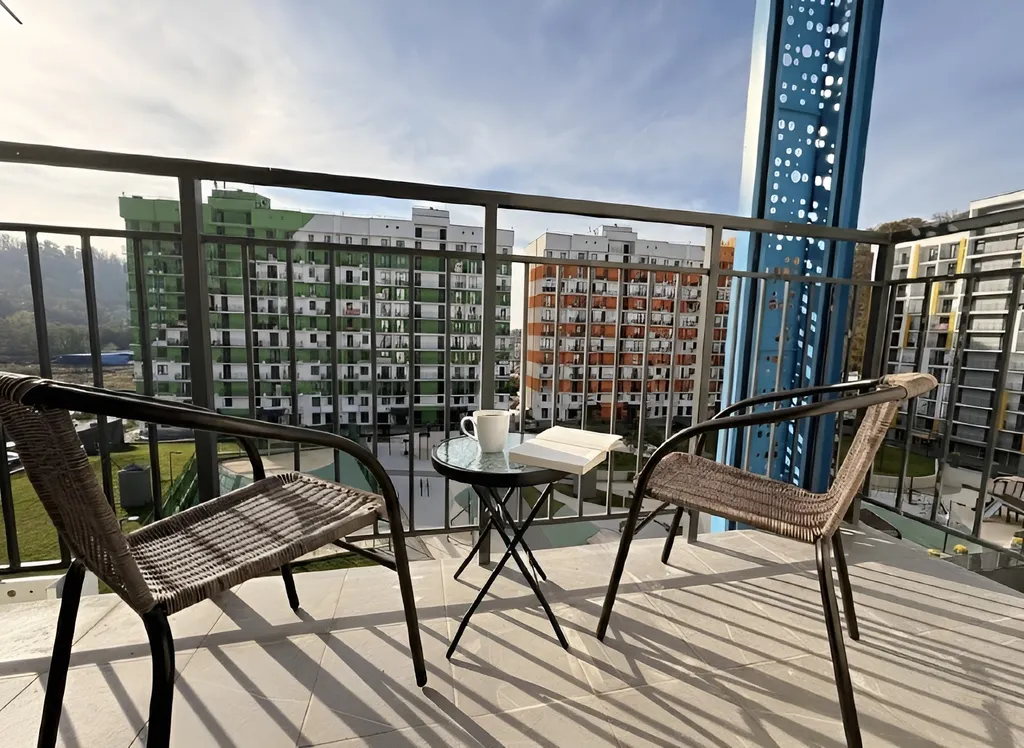 Квартира Студия с балконом и парковкой, рядом с набережной — аренда посуточно в Кудепста