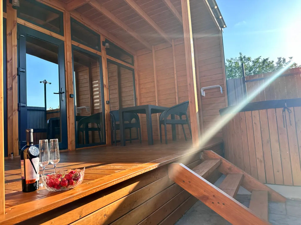 Коттедж с купелью и сауной