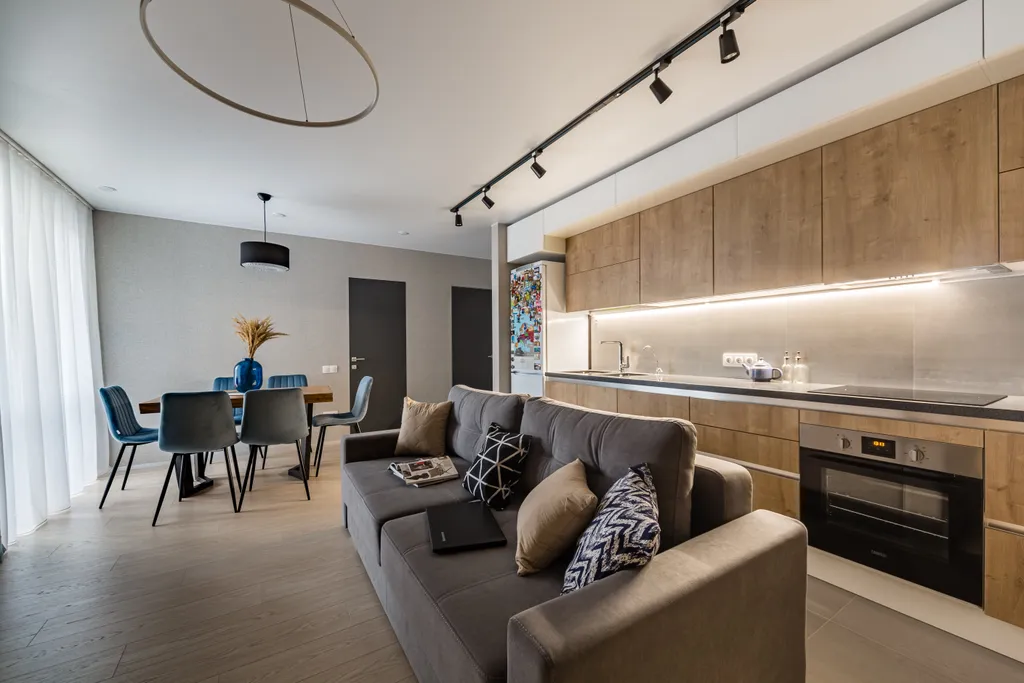 Просторная квартира с двумя спальнями в центре