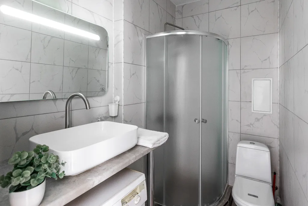 Стильная квартира студия с дизайнерским ремонтом