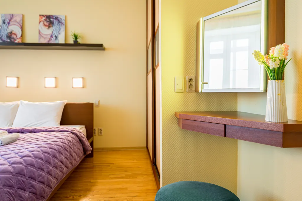 Просторная квартира с 3 кондиционерами у Волги