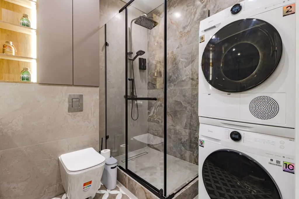 Стильная квартира с видом на Барыс Арена