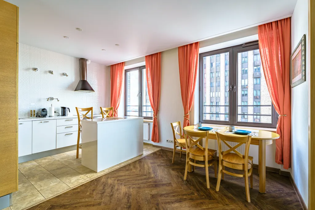 Квартира Квартира Vintage house с отдельным рабочим кабинетом в небоскребе — Москва