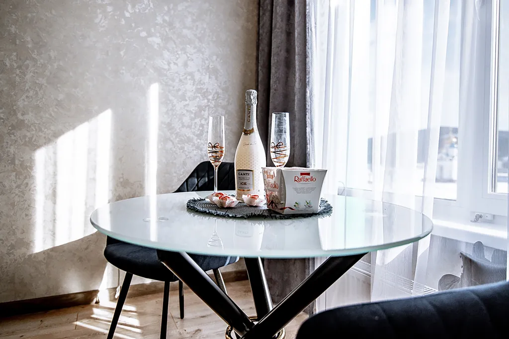 Уютная студия с прекрасным видом на город