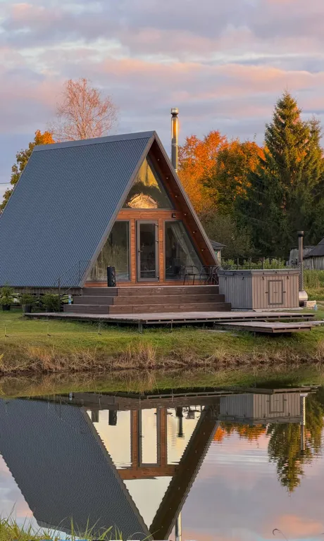 A-frame lamour house