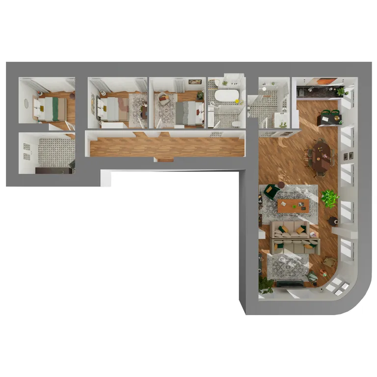 Апартаменты с видом на Невский