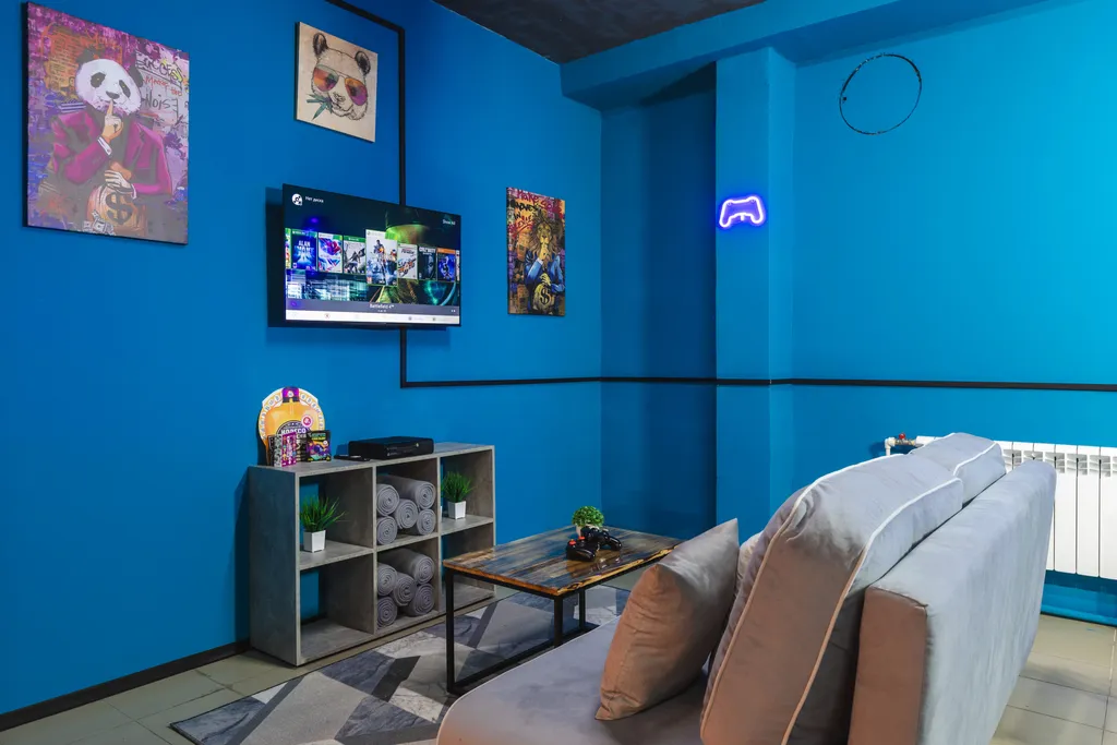 Квартира в стиле Лофт с караоке для дня рождения