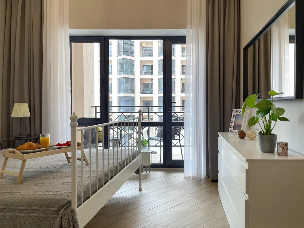 Апартамент с видом на сад