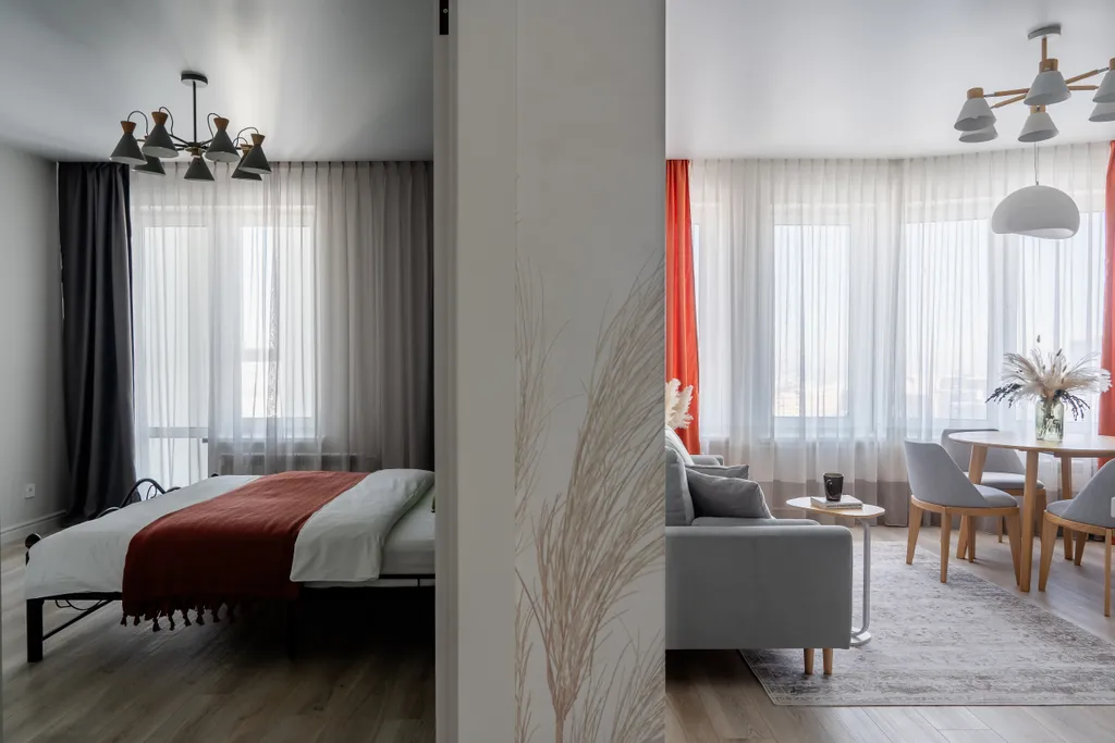 Квартира Квартира Amber apartment с видом на город — Нижний Новгород