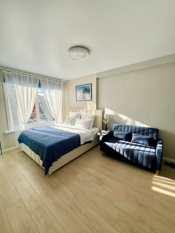 Квартира Комфортная студия напротив Горного Воздуха — аренда посуточно в Южно-Сахалинск