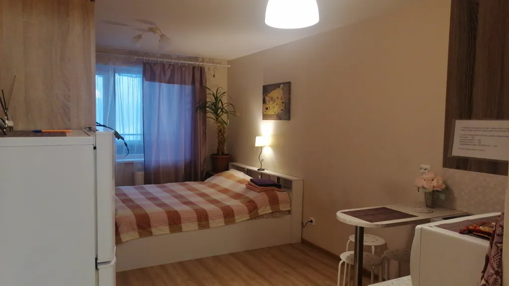 Комфортная студия в тридцати минутах от Петергофа