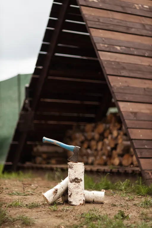 Хабарский треугольник - дом на горе с видом на реку